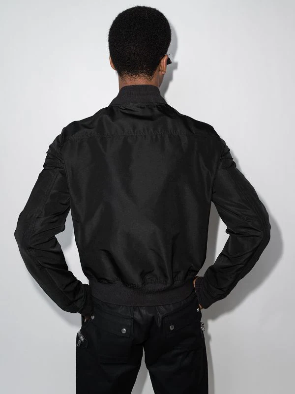 ( Nouvelle Collection ) Rick Owens Veste Bomber Bauhaus à Détails De Zips 09 BLACK 5 ( Nouvelle Collection ) Rick Owens Veste Bomber Bauhaus à Détails De Zips 09 BLACK – Image 3