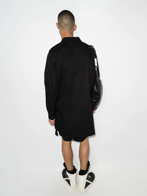 ( Nouvelle Collection ) Rick Owens Chemise Field à Poches à Rabat 09 BLACK 5 ( Nouvelle Collection ) Rick Owens Chemise Field à Poches à Rabat 09 BLACK – Image 3