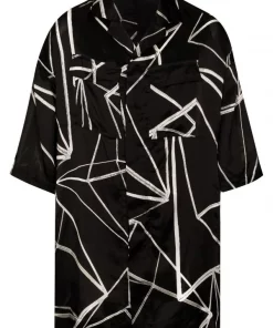 Rick Owens Chemise Magnum Tommy à Imprimé Abstrait Homme