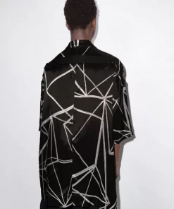 Rick Owens Chemise Magnum Tommy à Imprimé Abstrait Homme -Rick Owens Soldes 17596611 39643172 600