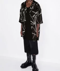 Rick Owens Chemise Magnum Tommy à Imprimé Abstrait Homme -Rick Owens Soldes 17596611 39643180 600