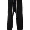 ( Nouvelle Collection ) Rick Owens 09 BLACK Pantalon De Jogging En Cachemire à Taille à Lien De Resserrage Homme -Rick Owens Soldes 17705958 37714294 600