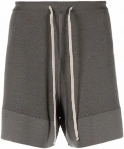 ( Nouvelle Collection ) Rick Owens 34 DUST Short De Sport En Maille Homme