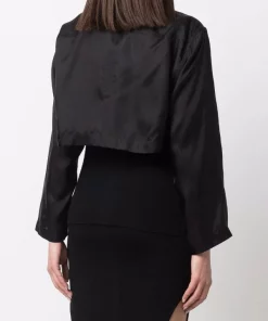 ( Nouvelle Collection ) Rick Owens Chemise Babel Crop Femme -Rick Owens Soldes 17705985 37733130 600