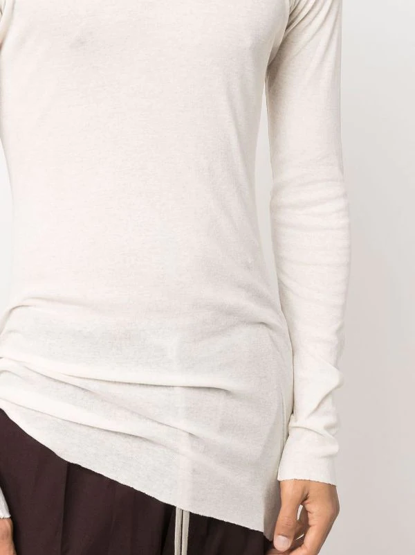 ( Nouvelle Collection ) Rick Owens T-shirt à Encolure Ras Du Cou Homme 7 ( Nouvelle Collection ) Rick Owens T-shirt à Encolure Ras Du Cou Homme – Image 5