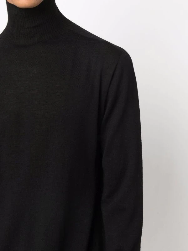 ( Nouvelle Collection ) Rick Owens 09 BLACK Pull à Col Roulé Homme 7 ( Nouvelle Collection ) Rick Owens 09 BLACK Pull à Col Roulé Homme – Image 5