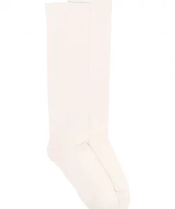 ( Nouvelle Collection ) Rick Owens 2109 NATURAL/BLACK Chaussettes à Logo Homme