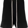 ( Nouvelle Collection ) Rick Owens 09 BLACK Short De Sport à Taille à Lien De Resserrage Homme