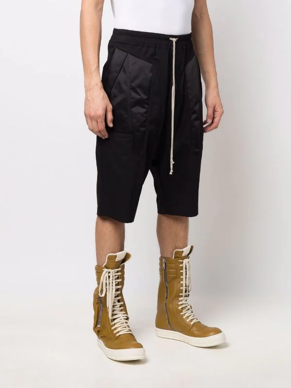( Nouvelle Collection ) Rick Owens Short Fogcatcher En Coton Biologique Homme 5 ( Nouvelle Collection ) Rick Owens Short Fogcatcher En Coton Biologique Homme – Image 3