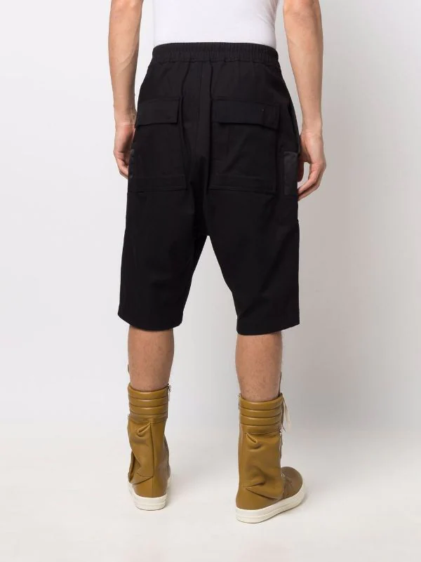 ( Nouvelle Collection ) Rick Owens Short Fogcatcher En Coton Biologique Homme 6 ( Nouvelle Collection ) Rick Owens Short Fogcatcher En Coton Biologique Homme – Image 4