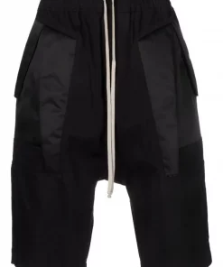 ( Nouvelle Collection ) Rick Owens Short Fogcatcher En Coton Biologique Homme