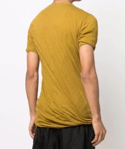 ( Nouvelle Collection ) Rick Owens 72 SULPHATE T-shirt à Encolure Ronde Homme -Rick Owens Soldes 17706776 37428117 600