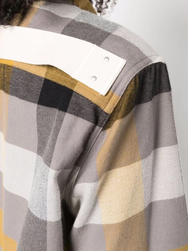 ( Nouvelle Collection ) Rick Owens Chemise Crop à Carreaux 34P DUST PLAID 7 ( Nouvelle Collection ) Rick Owens Chemise Crop à Carreaux 34P DUST PLAID – Image 5