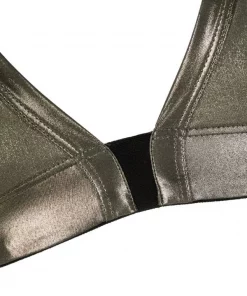 ( Nouvelle Collection ) Rick Owens Haut De Bikini à Effet Métallisé Femme -Rick Owens Soldes 17706788 37716452 600