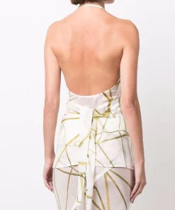 ( Nouvelle Collection ) Rick Owens Haut Laura 1172 MILK/SULPHATE -Rick Owens Soldes 17707260 38409565 600