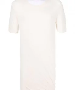 ( Nouvelle Collection ) Rick Owens T-shirt à Encolure Ronde Homme