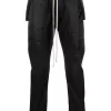 Rick Owens Pantalon De Jogging Fog à Design à Empiècements 09 BLACK