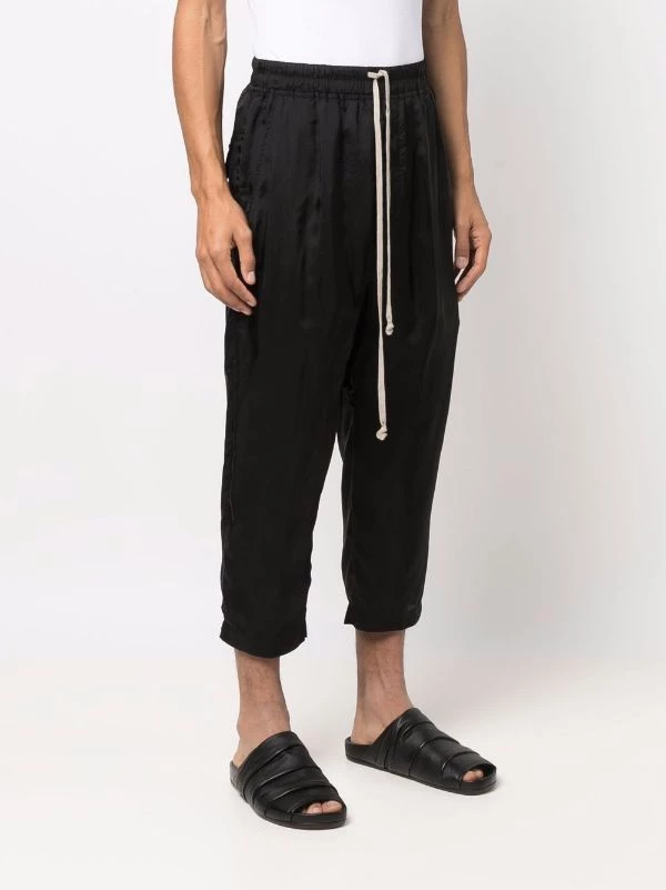 ( Nouvelle Collection ) Rick Owens 09 BLACK Pantalon De Jogging Sarouel Court Homme 5 ( Nouvelle Collection ) Rick Owens 09 BLACK Pantalon De Jogging Sarouel Court Homme â Image 3