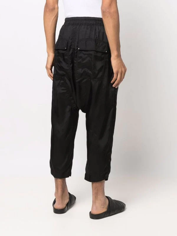 ( Nouvelle Collection ) Rick Owens 09 BLACK Pantalon De Jogging Sarouel Court Homme 6 ( Nouvelle Collection ) Rick Owens 09 BLACK Pantalon De Jogging Sarouel Court Homme â Image 4
