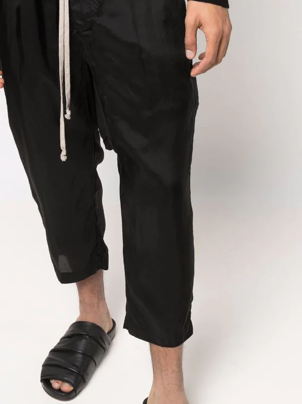 ( Nouvelle Collection ) Rick Owens 09 BLACK Pantalon De Jogging Sarouel Court Homme 7 ( Nouvelle Collection ) Rick Owens 09 BLACK Pantalon De Jogging Sarouel Court Homme â Image 5