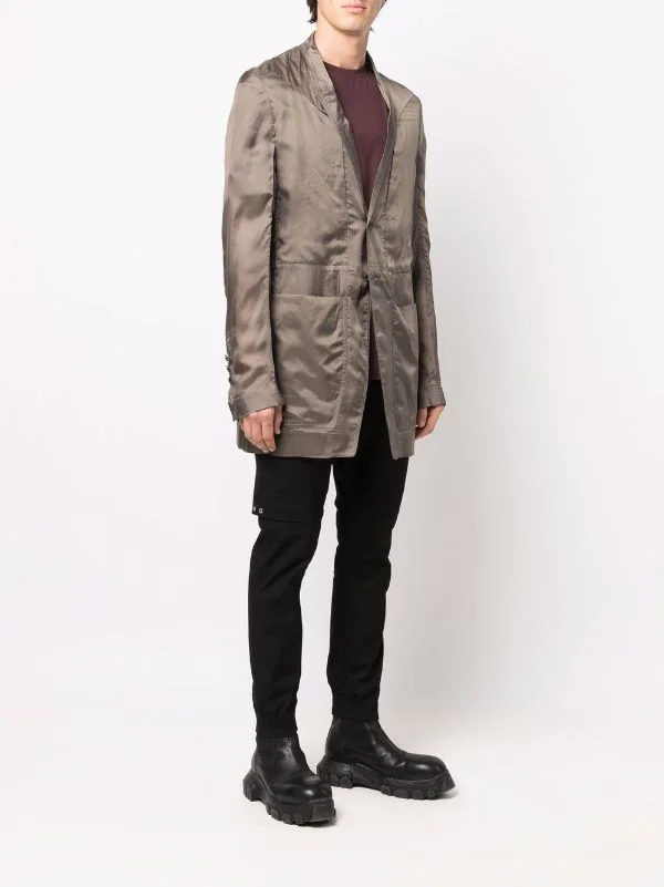 ( Nouvelle Collection ) Rick Owens 34 DUST Veste Lido à Simple Boutonnage Homme 5 ( Nouvelle Collection ) Rick Owens 34 DUST Veste Lido à Simple Boutonnage Homme – Image 3