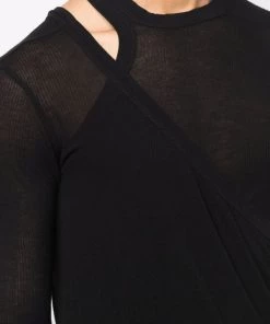 ( Nouvelle Collection ) Rick Owens T-shirt Banana Nervuré Homme -Rick Owens Soldes 17707296 37426453 600