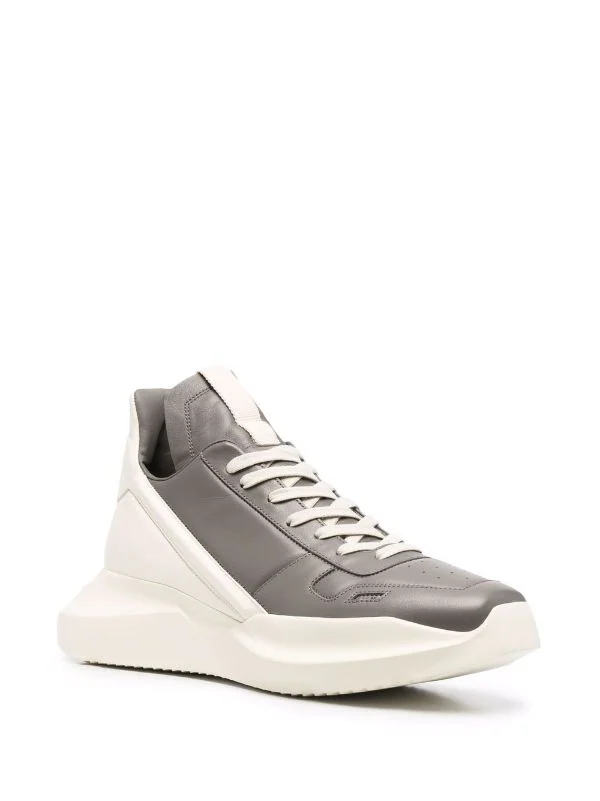 ( Nouvelle Collection ) Rick Owens Baskets à Modèle Bicolore Homme 4 ( Nouvelle Collection ) Rick Owens Baskets à Modèle Bicolore Homme – Image 2