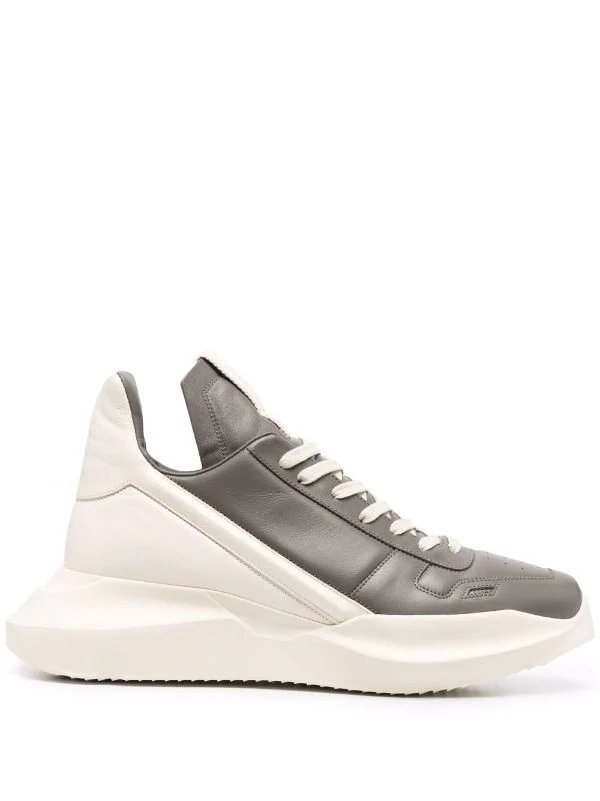 ( Nouvelle Collection ) Rick Owens Baskets à Modèle Bicolore Homme 3 ( Nouvelle Collection ) Rick Owens Baskets à Modèle Bicolore Homme