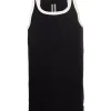 ( Nouvelle Collection ) Rick Owens Débardeur Banded 0921 BLACK/natural -Rick Owens Soldes 17707315 37733044 600