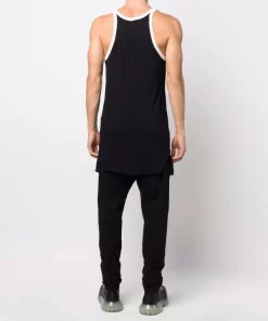 ( Nouvelle Collection ) Rick Owens Débardeur Banded 0921 BLACK/natural -Rick Owens Soldes 17707315 37734679 600