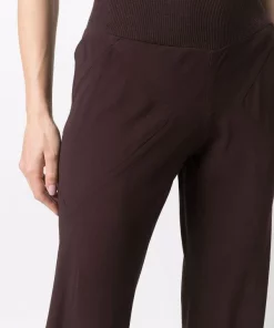( Nouvelle Collection ) Rick Owens Pantalon évasé Bias à Taille Haute Nervurée 64 OXBLOOD 13 ( Nouvelle Collection ) Rick Owens Pantalon évasé Bias à Taille Haute Nervurée 64 OXBLOOD -Rick Owens Soldes 17707363 37785453 600