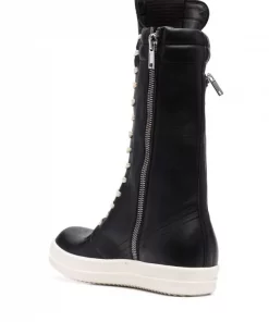 Rick Owens Baskets Montantes Cargo Basket En Cuir 91 BLACK/MILK 8 Rick Owens Baskets Montantes Cargo Basket En Cuir 91 BLACK/MILK -Rick Owens Soldes 17707364 37375380 600