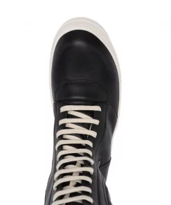Rick Owens Baskets Montantes Cargo Basket En Cuir 91 BLACK/MILK 9 Rick Owens Baskets Montantes Cargo Basket En Cuir 91 BLACK/MILK -Rick Owens Soldes 17707364 37409857 600