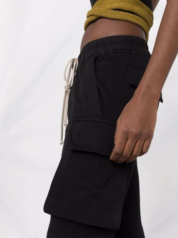 ( Nouvelle Collection ) Rick Owens 09 BLACK Pantalon De Jogging à Lien De Resserrage Femme 5 ( Nouvelle Collection ) Rick Owens 09 BLACK Pantalon De Jogging à Lien De Resserrage Femme – Image 3