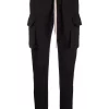 ( Nouvelle Collection ) Rick Owens 09 BLACK Pantalon De Jogging à Lien De Resserrage Femme -Rick Owens Soldes 17707483 37383391 600