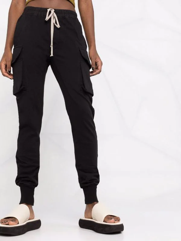 ( Nouvelle Collection ) Rick Owens 09 BLACK Pantalon De Jogging à Lien De Resserrage Femme 7 ( Nouvelle Collection ) Rick Owens 09 BLACK Pantalon De Jogging à Lien De Resserrage Femme – Image 5