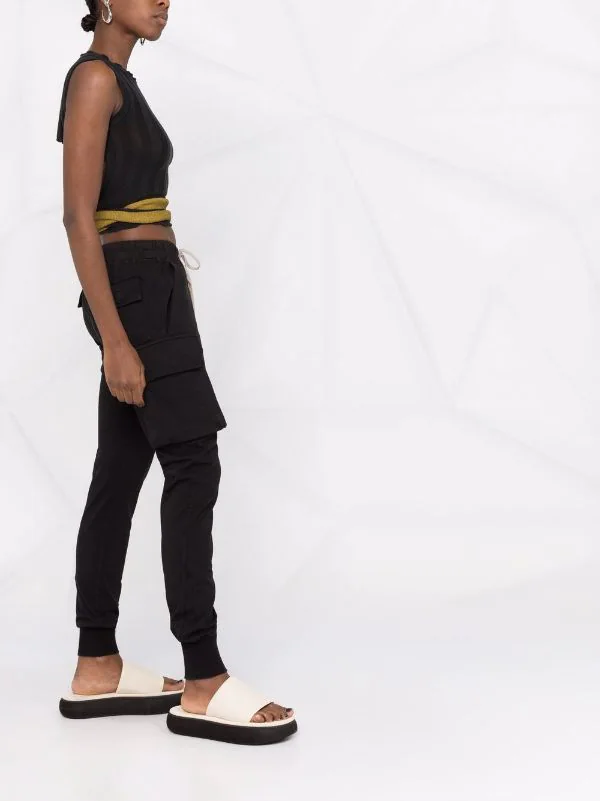 ( Nouvelle Collection ) Rick Owens 09 BLACK Pantalon De Jogging à Lien De Resserrage Femme 8 ( Nouvelle Collection ) Rick Owens 09 BLACK Pantalon De Jogging à Lien De Resserrage Femme – Image 6