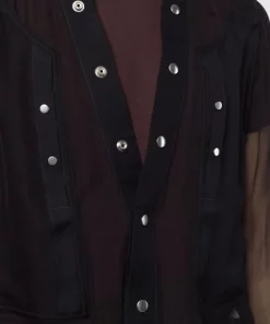 ( Nouvelle Collection ) Rick Owens Chemise Larry En Soie Homme -Rick Owens Soldes 17708000 37736909 600