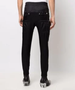 ( Nouvelle Collection ) Rick Owens Pantalon Bauhaus à Poches Cargo 09 BLACK -Rick Owens Soldes 17708006 37735154 600