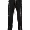 ( Nouvelle Collection ) Rick Owens Pantalon Bauhaus à Poches Cargo 09 BLACK -Rick Owens Soldes 17708006 37735163 600