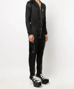 ( Nouvelle Collection ) Rick Owens Combinaison Bauhaus Larry à Design Multi-poches 09 BLACK -Rick Owens Soldes 17708014 38442614 600