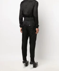 ( Nouvelle Collection ) Rick Owens Combinaison Bauhaus Larry à Design Multi-poches 09 BLACK -Rick Owens Soldes 17708014 38442615 600