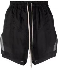 ( Nouvelle Collection ) Rick Owens Short Penta à Lien De Resserrage Femme