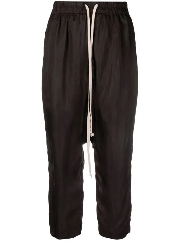 ( Nouvelle Collection ) Rick Owens Pantalon Court à Lien De Resserrage Femme 3 ( Nouvelle Collection ) Rick Owens Pantalon Court à Lien De Resserrage Femme