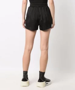 ( Nouvelle Collection ) Rick Owens Short Fog à Taille à Lien De Resserrage Femme -Rick Owens Soldes 17708024 37768013 600