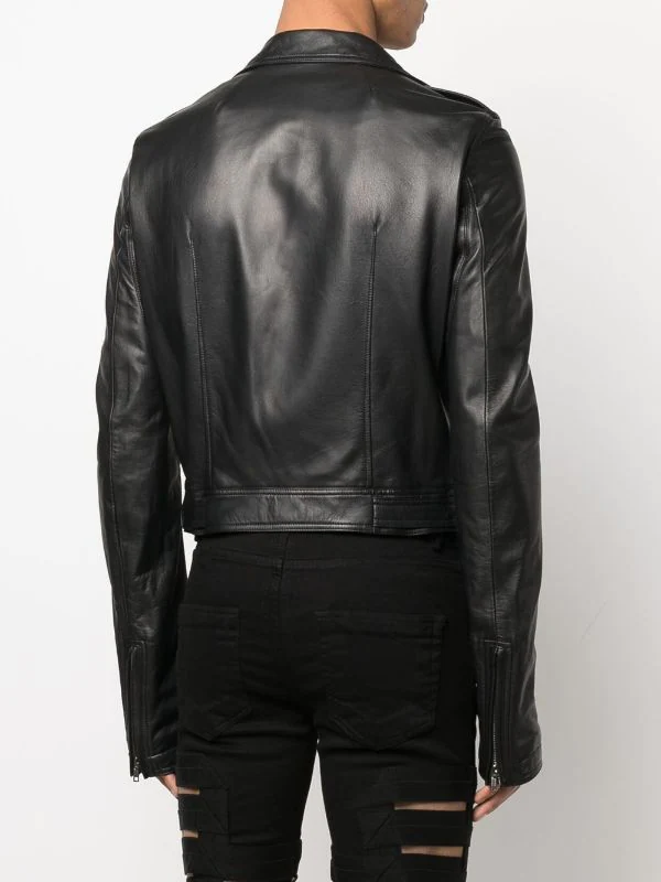 ( Nouvelle Collection ) Rick Owens 09 BLACK Veste De Moto Lukes Stooges Homme 6 ( Nouvelle Collection ) Rick Owens 09 BLACK Veste De Moto Lukes Stooges Homme – Image 4
