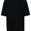 ( Nouvelle Collection ) Rick Owens T-shirt Oversize En Coton 09 BLACK