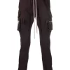 ( Nouvelle Collection ) Rick Owens Pantalon Mastodon à Poches Cargo 64 OXBLOOD -Rick Owens Soldes 17708055 37735211 600