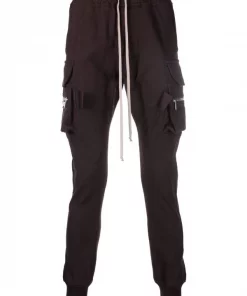 ( Nouvelle Collection ) Rick Owens Pantalon Mastodon Ă Poches Cargo 64 OXBLOOD
