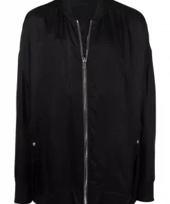 ( Nouvelle Collection ) Rick Owens Veste Bomber Peter 09 BLACK